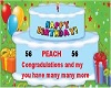 Happy Birthday Peach