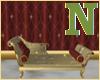 Classic Gold Chaise Long