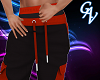 RED/BLACK JOGGERS