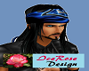 black w/blue bandana