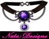 Purple Moonstone Collar