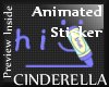 C* Animated Hi Sticker