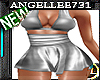 SATIN SILVER FULL OUTFIT