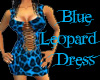 Blue Leopard Dress