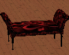Red/Blk Chaise chair