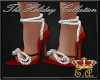 Holiday Red Bow Heels