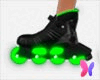 M Green glow rollers