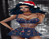 Santa Baby Outfit Blue