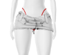 [A] White skirt