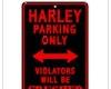 Harley Parking Only