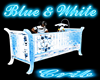 Blue&White Baby Crib