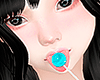 Tongue+Lollipop Blue