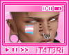 Trans Face Paint Flag