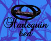 purple harlequin bed