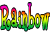 Rainbow Words animated