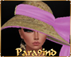 P9)"TJ"Chic Pink Sun Hat
