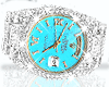 Iced Blue Face Rollie |F