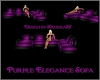 Purple  Elegance Sofa