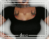 [doxi] Black T Dress
