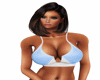 Blue/White Top