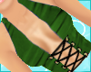 green halter corset