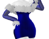 Holiday Fur Dress Blue M