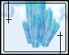 † blue quartz cluster