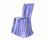 Purple silk chair 