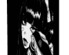Dark Anime Girl Cutout