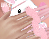 ♥ Nails Pink + Fur
