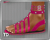 Fuscia Sandals
