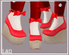 sandals lolita red