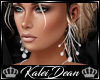 ♔K Sarah Earrings Whit