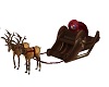Animated  Santa Sleigh