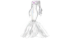 Silver Ghost Bride Gown