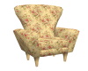 Floral victorian chair