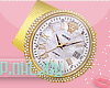 <P>Gold Diamond Watch