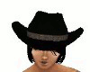 Cowboy Hat w/Black Hair