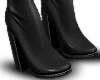 Leather w/o lace boots