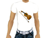 White T-Shirt Violin