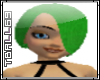 Rana Green Blitz Hair