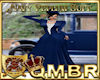 QMBR Navy Peplum Suit