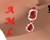 sweet red earrings
