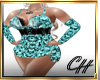 CH-Lucy Cyan Sexy Dress