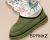 !!S Xmas Boots Greeny