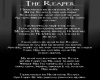 The Reaper Poem Sticker