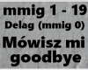 Mówisz mi goodbye