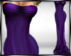 Purple Fluted Gown