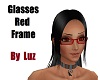 Glasses Red Frame