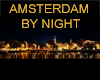 AMSTERDAM  NIGHT SKYLINE
